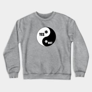 Yin and yang asterisk Crewneck Sweatshirt